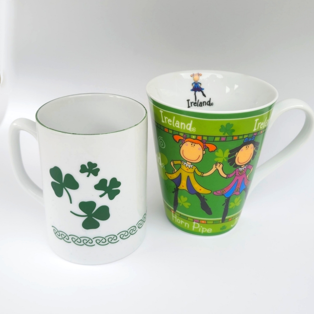 🚫SOLD🚫Irish Coffee Cups Set of 2 Bewley Imports Ireland Gifts under $25